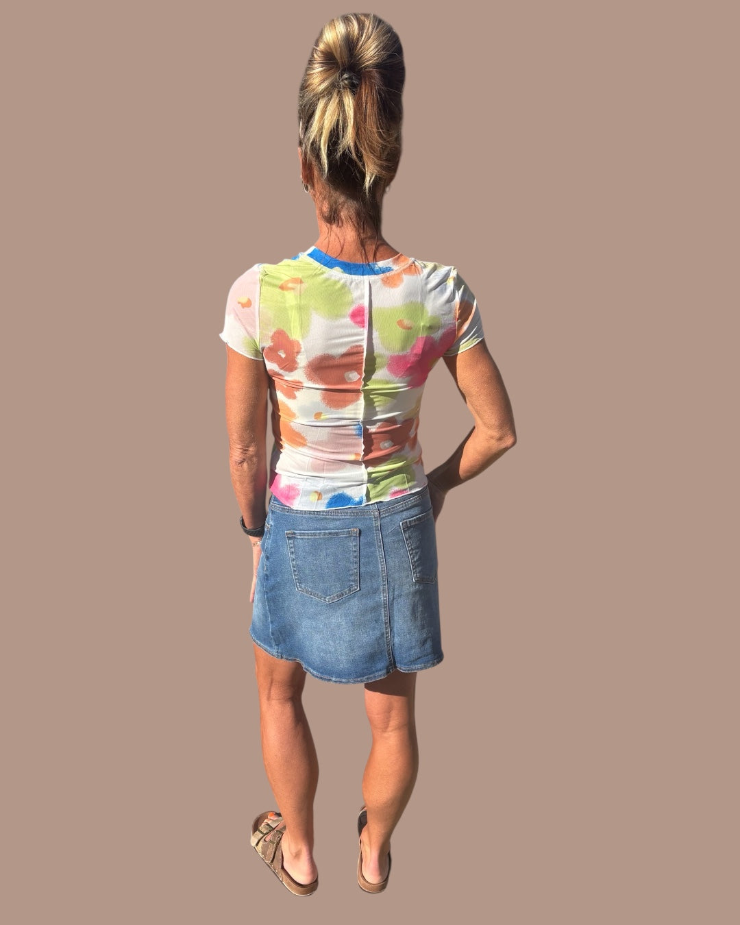 Andie Skirt, Spring Bloom Shirt, Journey-3 piece outfit