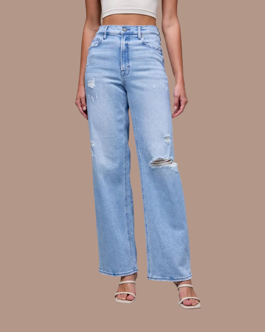 Logan High-Rise Dad Jean-Hidden