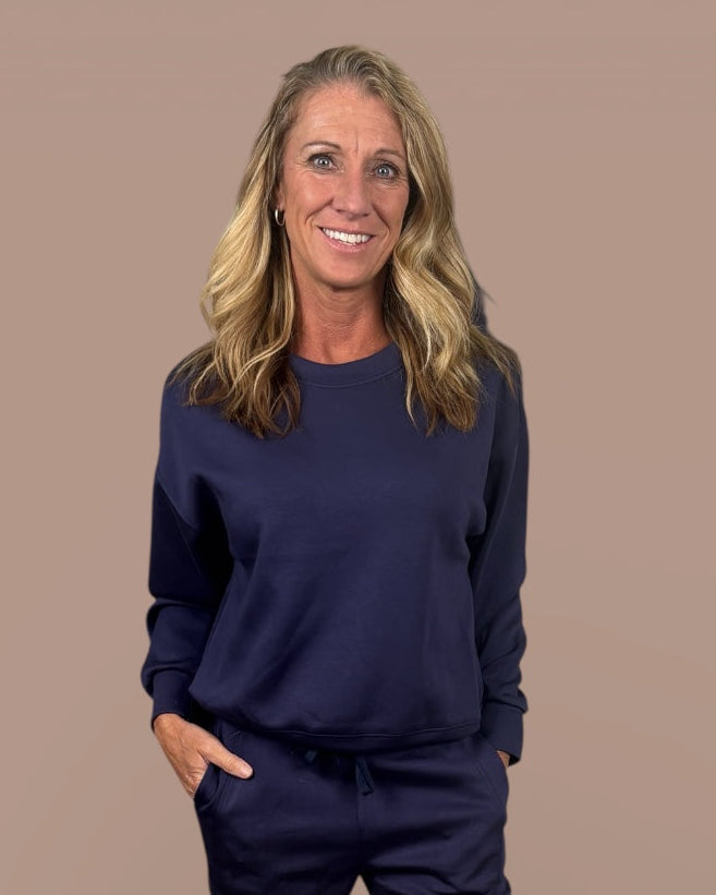 Lux Crewneck Sweatshirt - Ultra Soft Scuba Fabric