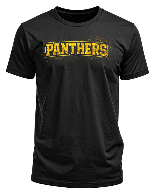 Panthers Gold Flake Tee