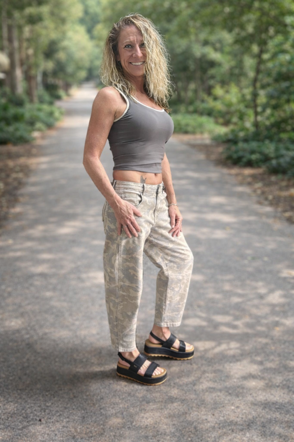 Sammie Jean & U-Neck Tank-2 piece outfit