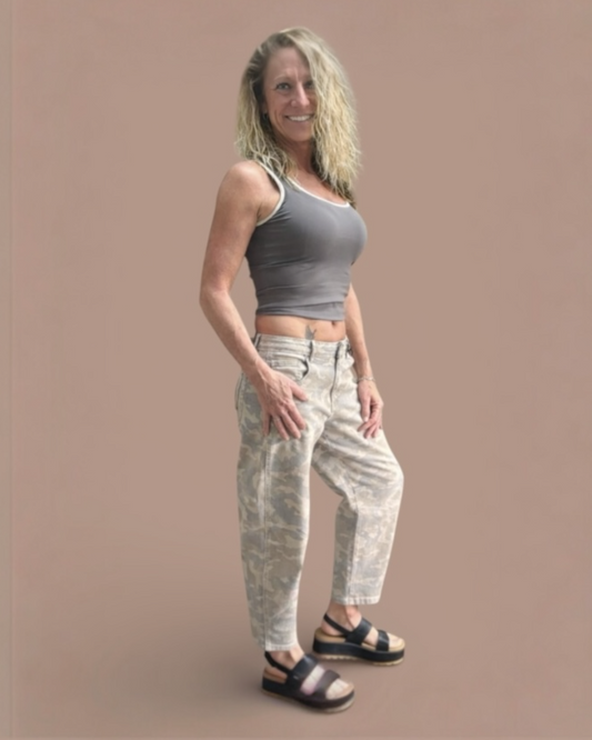 Sammie Jean & U-Neck Tank-2 piece outfit