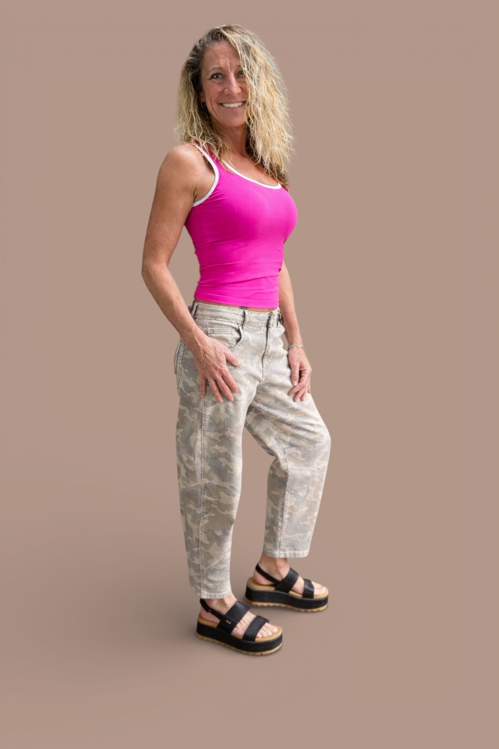 Sammie Jean & U-Neck Tank-2 piece outfit