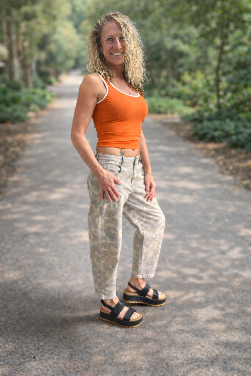 Sammie Jean & U-Neck Tank-2 piece outfit