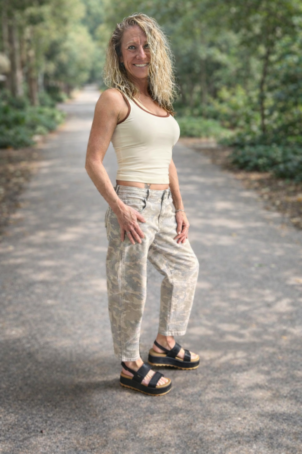 Sammie Jean & U-Neck Tank-2 piece outfit