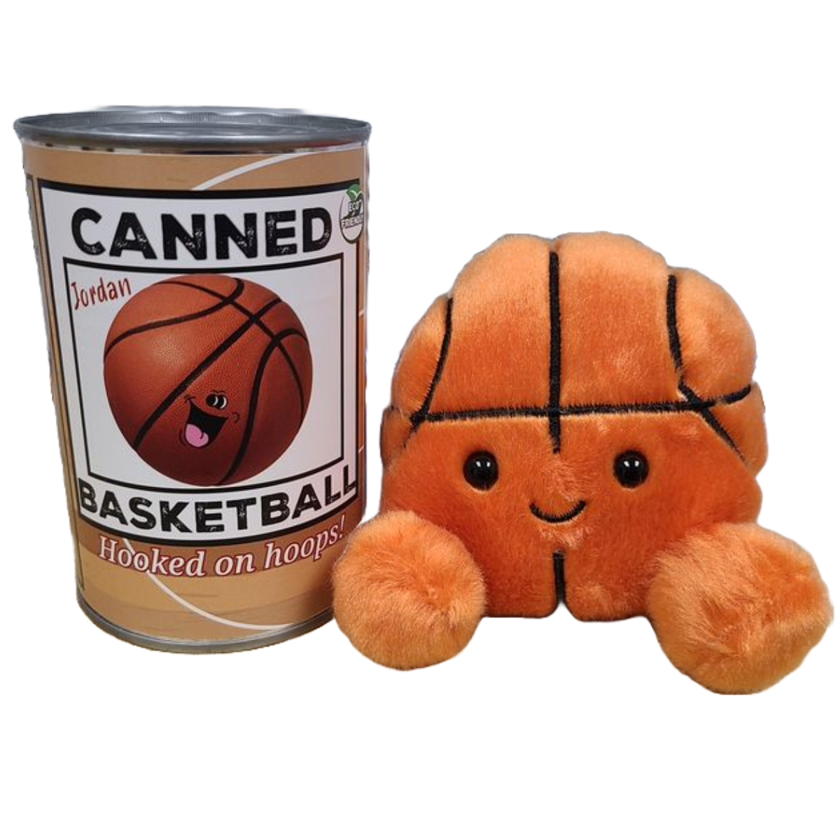 Jordan the Canned Basketball | Sports Plush in a Can w/Jokes