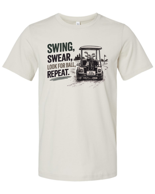 Swing, Swear, Repeat Tee